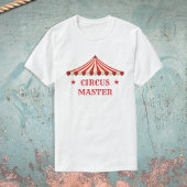 サーカスマスター誕生日テーマパーティーの親 Tシャツ