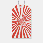 サーカスメッセージカードトッパーカーニバル回転木馬ラベル ギフトタグ (裏面)