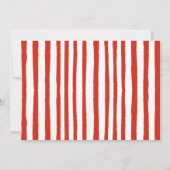 サーカスモダンカーニバルフェスティバルフォト誕生日 招待状 (裏面)