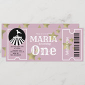 サーカスモダンスターズ誕生日チケットパーティー 招待状 (正面/裏面)