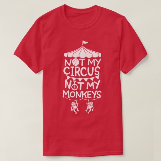 サーカスモンキー Tシャツ (デザイン正面)