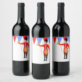 サーカスリングや輪マスターサーカスパーティー ワインラベル (ボトル)