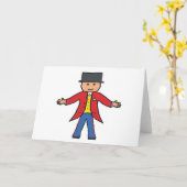 サーカスリングマスター カード (黄色い花)