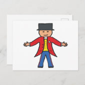 サーカスリングマスター ポストカード (正面/裏面)