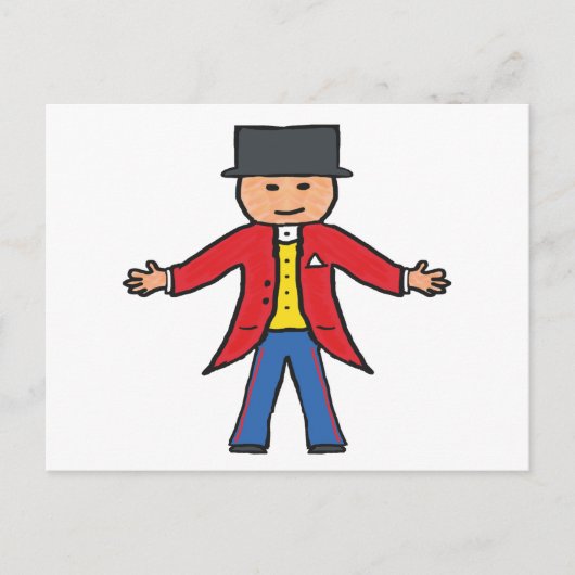サーカスリングマスター ポストカード (正面)