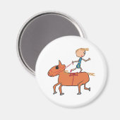 サーカス乗馬 マグネット (正面/裏面)