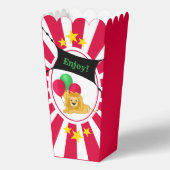 サーカス動物おもしろい子供の誕生日お気に入りボックス フェイバーボックス (裏面)