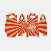 サーカス動物の誕生日パーティー フェイバーボックス (折り畳みなし)