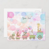 サーカス動物はがき ポストカード (正面/裏面)