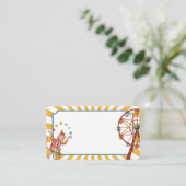 サーカス動物カーニバル座席表ビュッフェ プレイスカード (スタンド正面)