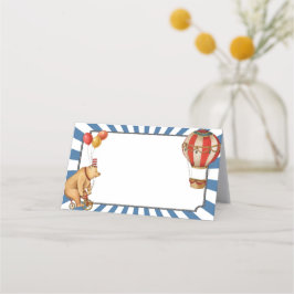 サーカス動物カーニバル座席表ビュッフェ プレイスカード