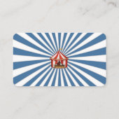 サーカス動物カーニバル座席表ビュッフェ プレイスカード (裏面)