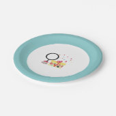 サーカス動物子供の誕生日パーティープレート ペーパープレート (アングル)