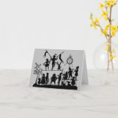 サーカス団 カード (黄色い花)