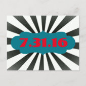 サーカス日付の保存 案内ポストカード (正面)