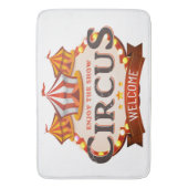 サーカス楽しむのギフトバスマット バスマット (正面縦)