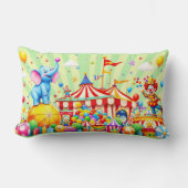 サーカス用眼鏡枕 ランバークッション (正面)