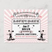 サーカス結婚・スタームパンクの壮観なデートを救う 案内ポストカード (正面)