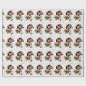 サーカス美しいヴィンテージアートピンアップガール ラッピングペーパー (フラット)