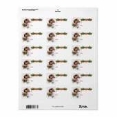 サーカス美しいヴィンテージアートピンアップガール ラベル (フルシート)