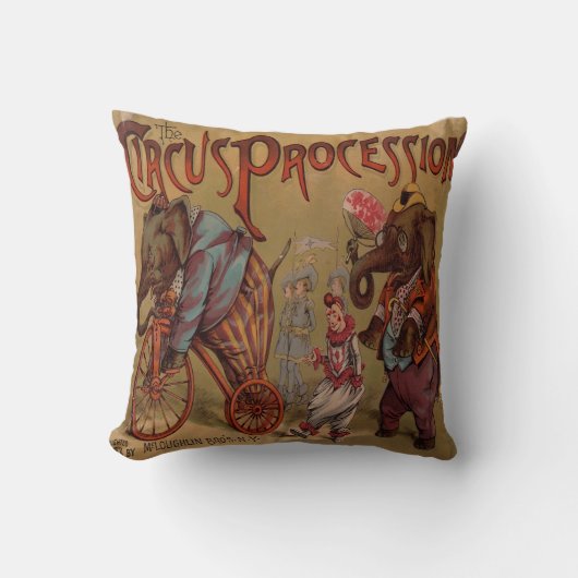 サーカス行列 クッション (正面)