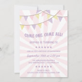 サーカス誕生会 招待状 (正面)