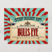 サーカス誕生日パーティーゲームサインブルズアイ (正面/裏面)