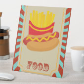 サーカス誕生日パーティーフード 台座サイン (インサイチュ)