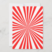 サーカス誕生日招待状フォーボーイズ 招待状 (裏面)