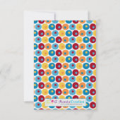 サーカス誕生日招待状 招待状 (裏面)