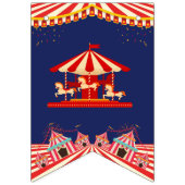 サーカス誕生日 バンティングフラッグ (第1の旗)