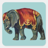 サーカス象の古いイウストラサン スクエアシール (正面)