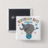 サーカス象の第2誕生日 缶バッジ (正面&裏面)