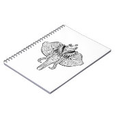 サーカス象の落書き ノートブック (左側)