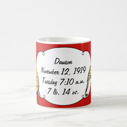 サーカス象ギフト コーヒーマグカップ (中央)