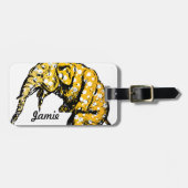 サーカス象ギフト ラゲッジタグ (正面横)