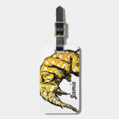 サーカス象ギフト ラゲッジタグ (正面縦)