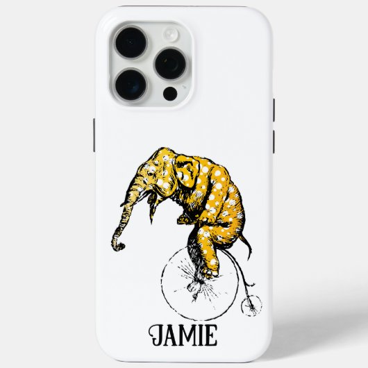 サーカス象ギフト Case-Mate iPhoneケース (裏面)