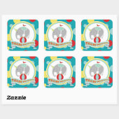 サーカス象サンキューラベル スクエアシール (シート)