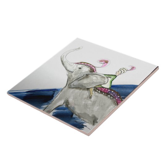 サーカス象 タイル (側面)