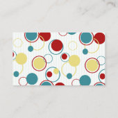 サーカス赤ちゃんシャワーレジストリ エンクロージャーカード (裏面)