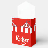 サーカス赤と白テント フェイバーボックス (オープン)