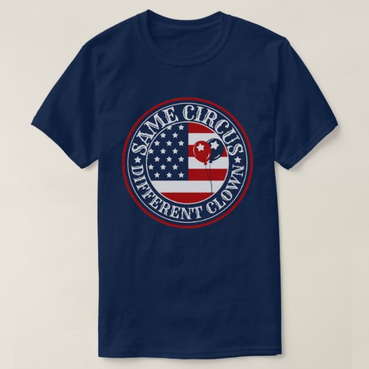 サーカス違うピエロUSA Tシャツ (デザイン正面)
