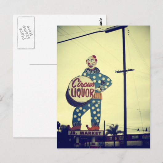サーカス酒 ポストカード (正面/裏面)