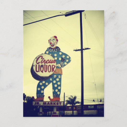 サーカス酒 ポストカード (正面)