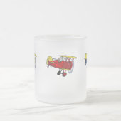 サーカス飛んでいるス フロストグラスマグカップ (中央)