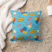 サーカス鮮やかお祝いパターン クッション (ブランケット)