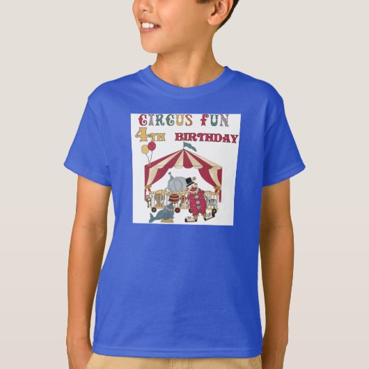 サーカス4th誕生日Tシャツとギフト Tシャツ (正面)
