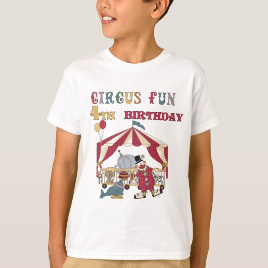 サーカス4th誕生日Tシャツとギフト Tシャツ (正面)