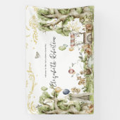 サーカス |ウッドランド・フォレスト・ベビーシャワーへようこそ 横断幕 (縦)